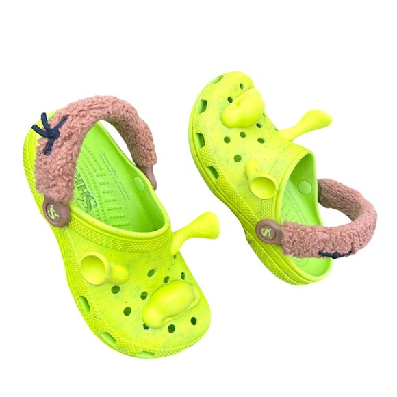 CROCS Other - Crocs Classic Dreamworks Shrek Clogs Big Kids Size J4 Slime Green Shoes